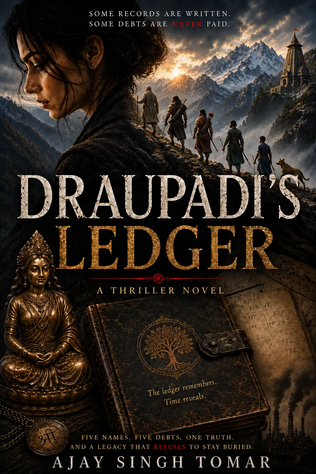 Cover of Draupadi’s Ledger by Ajay Singh Tomar